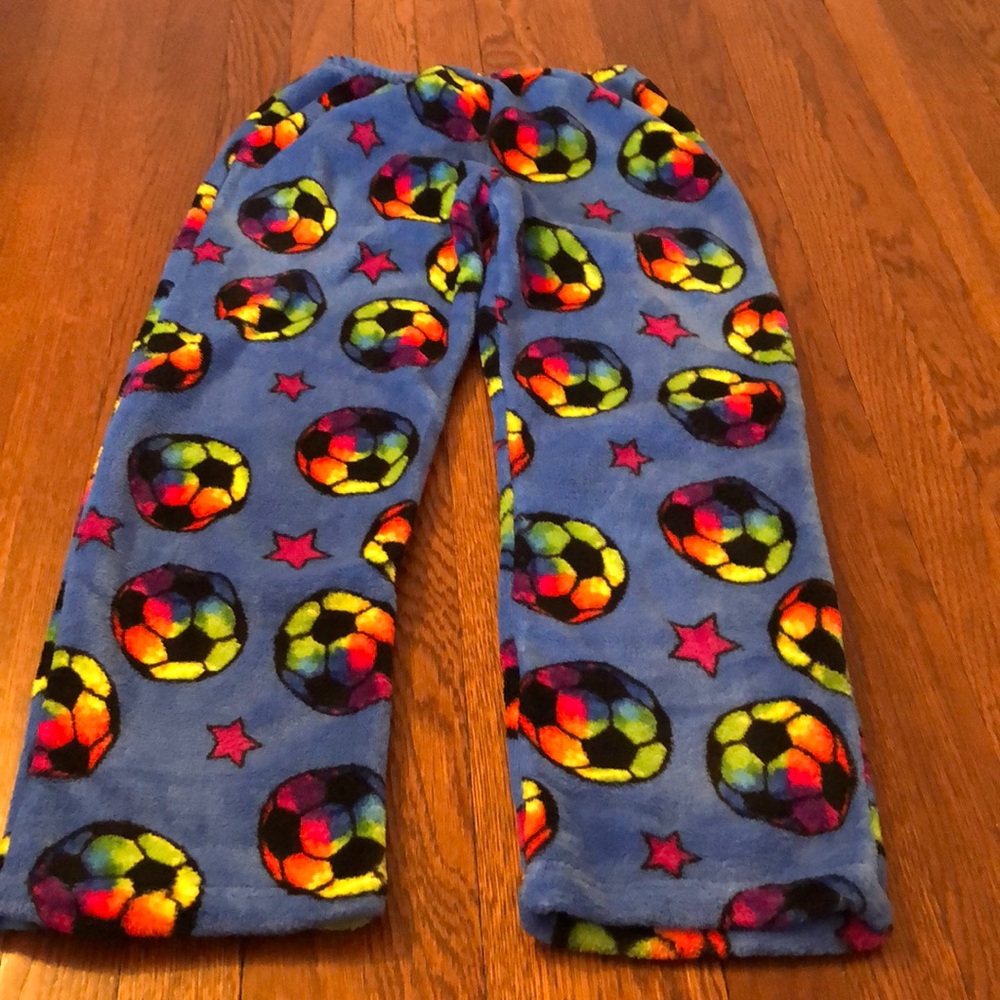 FUZZIES Soccer&Star Pattern Comfy Pants